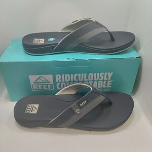 Reef cushion Spring 2.0 navy Grey sandals New with Box size 12